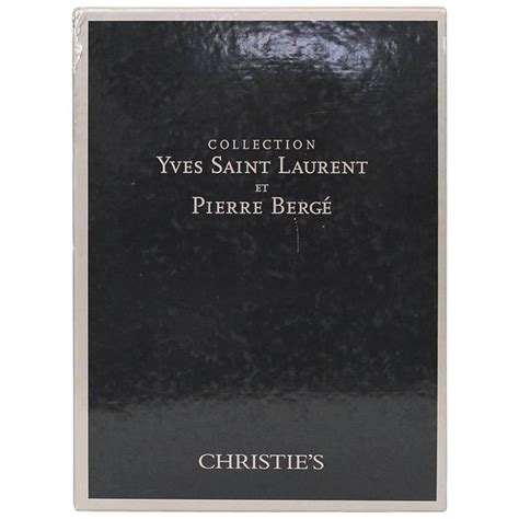 yves saint laurent christie's auction catalogue|ysl auctions.